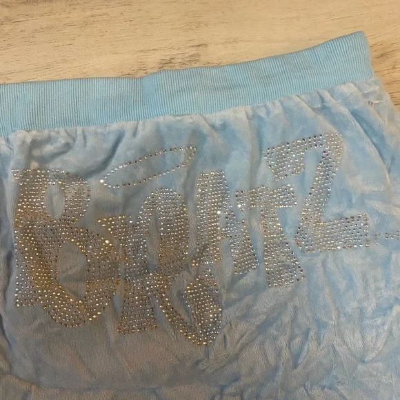 Dolls Kill x Bratz limited edition embellished Bratz blue velour skirt- NWT - Picture 12 of 15